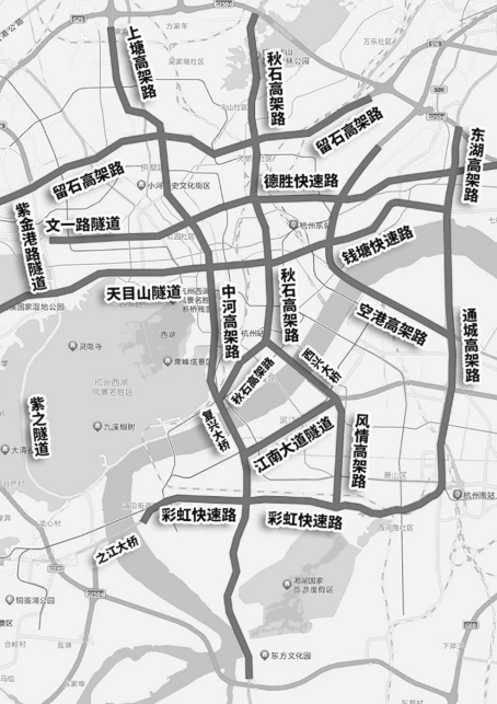 一图读懂 最新杭州限行区域图（高清收藏版）浙A、非浙A车主必看！