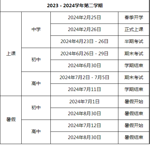 2024年全国多地小学开学时间表最新公布！新学期校历抢先看
