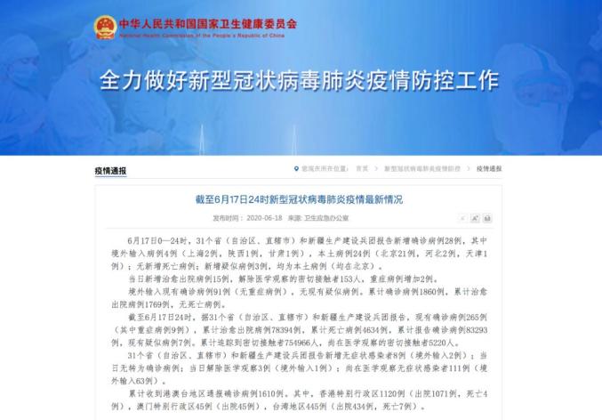 31省区市新增确诊17例，精准防控守护健康安全