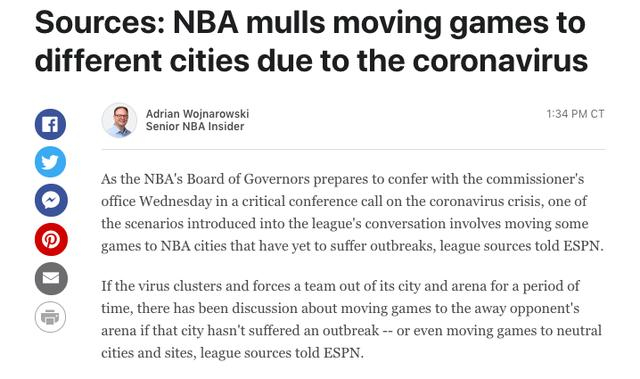 NBA第三例新冠确诊病例，体育世界的警钟与挑战