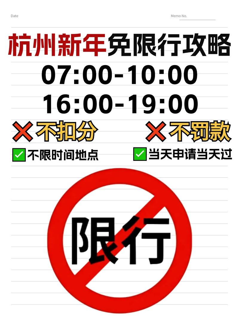 杭州限行时间2025年最新时间，车主必看指南