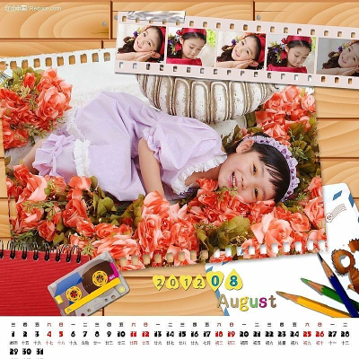 2012年四月日历，时光切片中的记忆与变迁