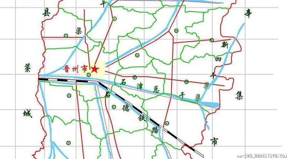 石家庄晋州市地图，历史与现代交织的地理画卷