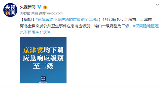 北京应急响应级别下调至二级，精准防控迈入新阶段