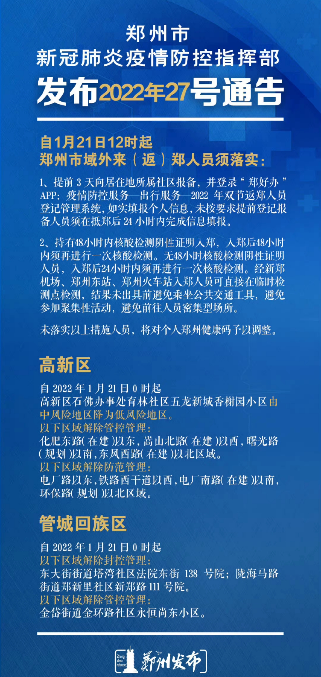 郑州发布最新疫情防控公告，强化精准防控，保障市民健康安全