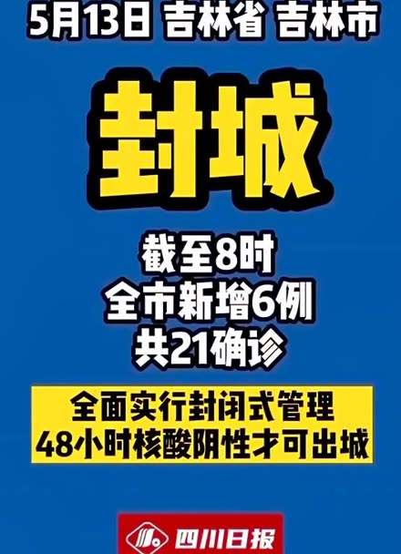 吉林市封城没，回顾与思考