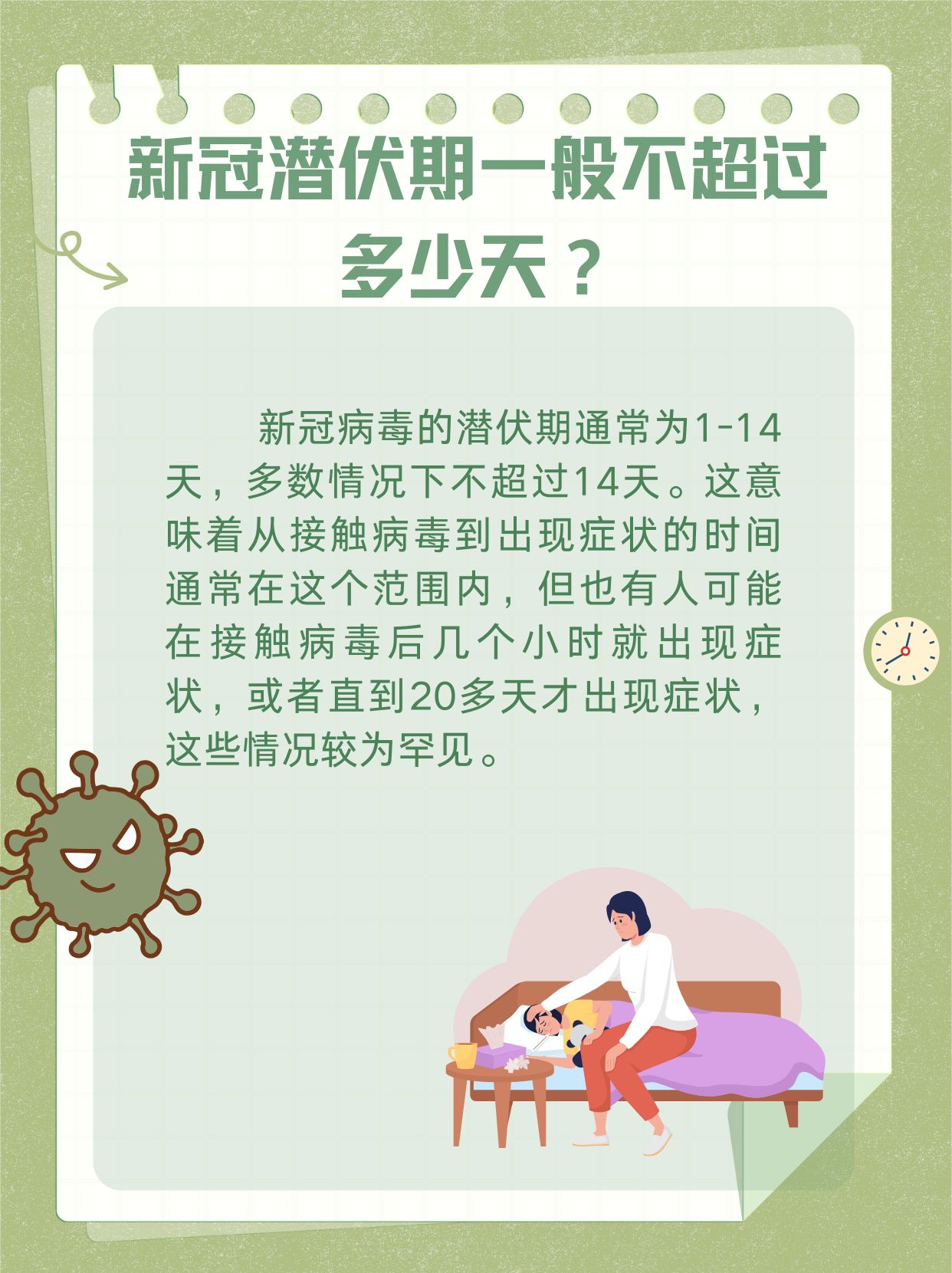 新冠病毒感染后一般几天出现症状，潜伏期详解与应对建议